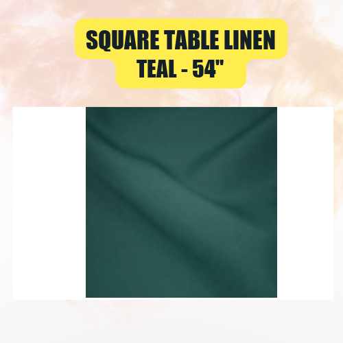 Square Table Linen 54" | Premium Overlay Tablecloth in 40+ Colors - Image 48