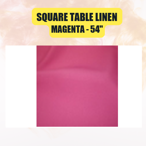 Square Table Linen 54" | Premium Overlay Tablecloth in 40+ Colors - Image 29
