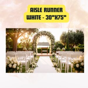 Aisle Runner 30”X75″ for...