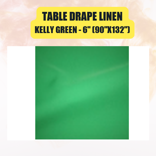 Table Drape Linen 6" (90"x132") | Floor-Length Banquet Table Linen - Image 25