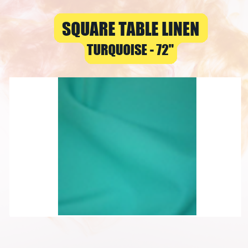 Square Table Linen, 72" | Elegant Event Tablecloth in 40+ Colors - Image 50