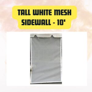 Tall White Mesh Sidewall...