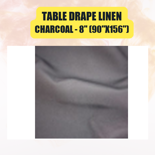 Table Drape Linen, 8" (90"x156") - Image 10