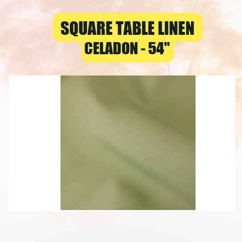 Square Table Linen 54" | Premium Overlay Tablecloth in 40+ Colors - Image 9