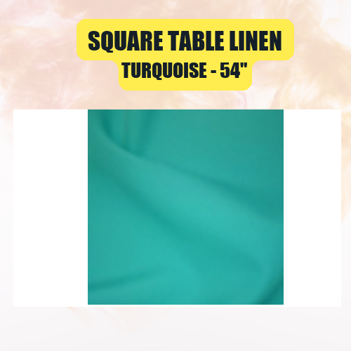 Square Table Linen 54" | Premium Overlay Tablecloth in 40+ Colors - Image 50