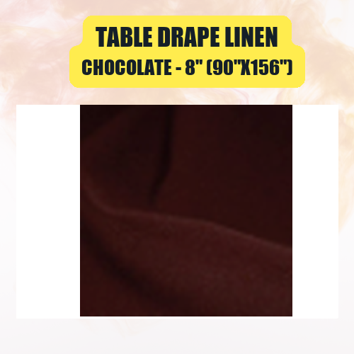 Table Drape Linen, 8" (90"x156") - Image 11