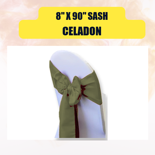 Sash 8" x 90" | Chair Sash Linen for Weddings & Events - Image 10