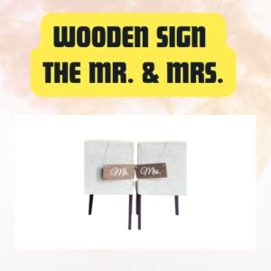 Wooden Sign Mr. &...