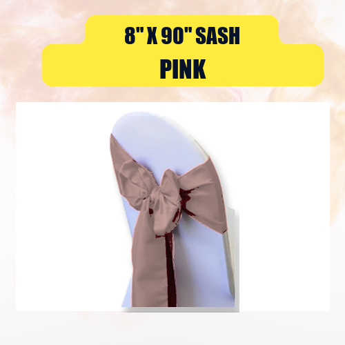 Sash 8" x 90" | Chair Sash Linen for Weddings & Events - Image 35