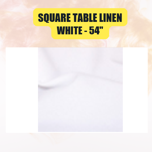 Square Table Linen 54" | Premium Overlay Tablecloth in 40+ Colors - Image 51
