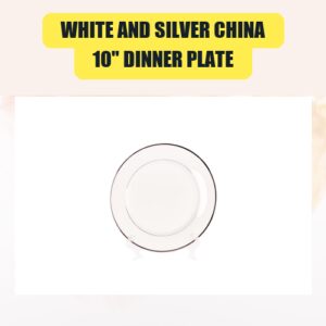 White and Silver China,...