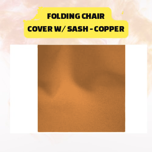Folding Chair Cover with Sash – Elegant Event Chair Cover (Multiple Colors) - Image 14