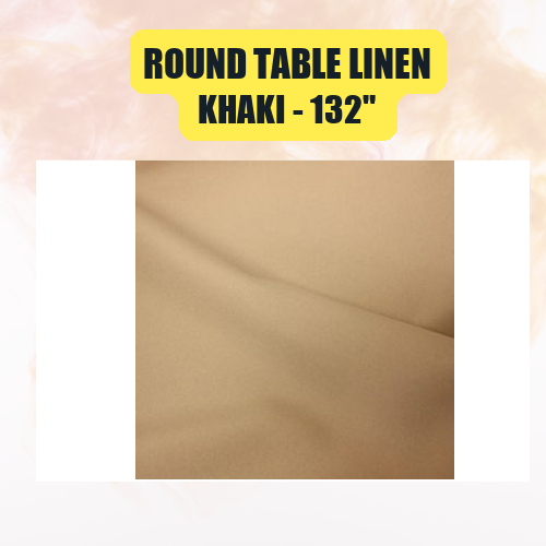 Round Table Linen 132" | Floor-Length Tablecloth for 72" Round Tables - Image 26