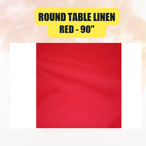 Round Table Linen 90" | Premium Event Tablecloth | 40+ Colors Available - Image 39