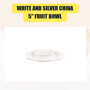 White and Silver China,...