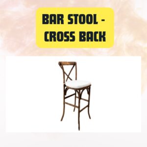 Bar Stool Cross Back...