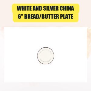 White and Silver China,...