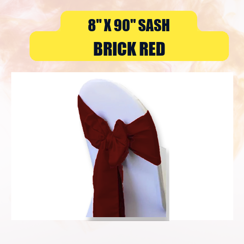 Sash 8" x 90" | Chair Sash Linen for Weddings & Events - Image 5
