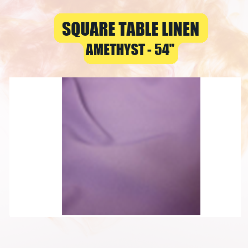 Square Table Linen 54" | Premium Overlay Tablecloth in 40+ Colors - Image 2