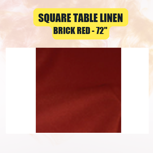 Square Table Linen, 72" | Elegant Event Tablecloth in 40+ Colors - Image 4
