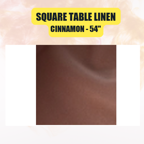 Square Table Linen 54" | Premium Overlay Tablecloth in 40+ Colors - Image 12