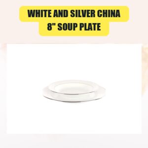 White and Silver China,...