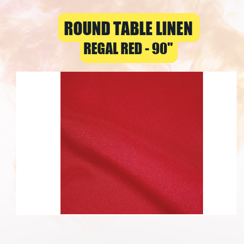 Round Table Linen 90" | Premium Event Tablecloth | 40+ Colors Available - Image 41