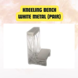 White Metal Kneeling Bench...