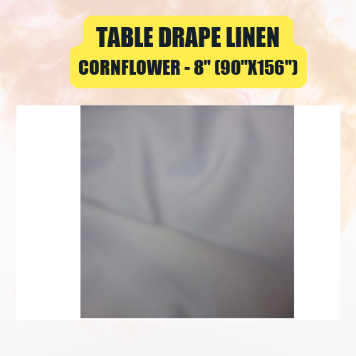 Table Drape Linen, 8" (90"x156") - Image 15