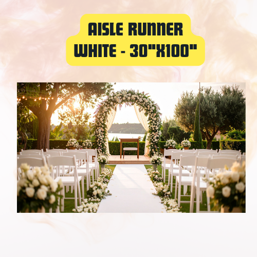 Aisle Runner 30" x 100' for Wedding & Event - Image 3