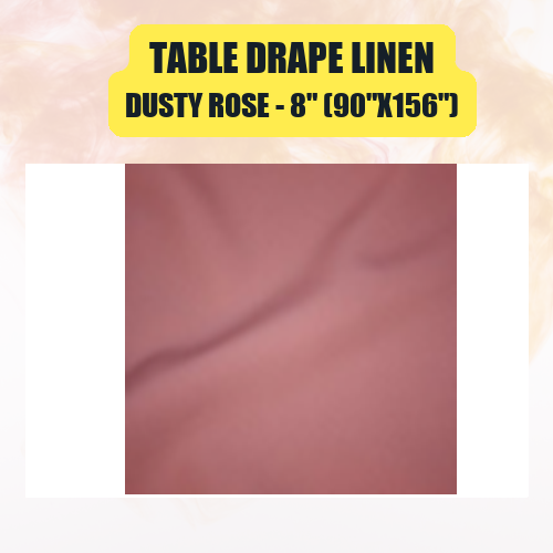 Table Drape Linen, 8" (90"x156") - Image 16