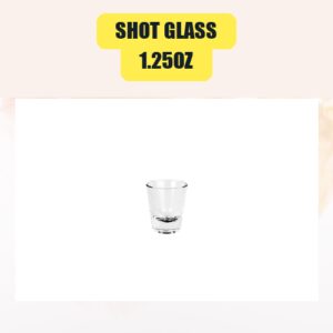 1.25oz Shot Glass | Bar Glassware Rental for Weddings & Events