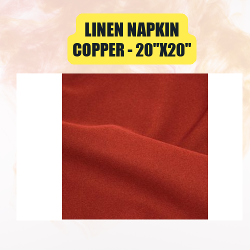 Premium Linen Napkin 20″x20″ | Elegant Cloth Napkins in 40+ Colours - Image 13