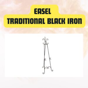 Traditional Black Iron Easel...