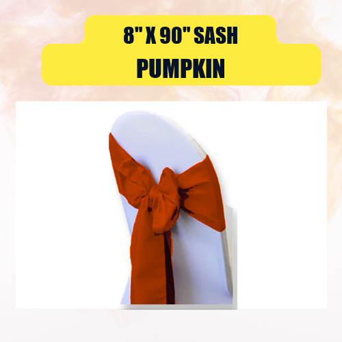 Sash 8" x 90" | Chair Sash Linen for Weddings & Events - Image 37