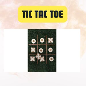 Game Tic Tac Toe – Classic Fun Wooden Tabletop Strategy