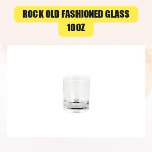 10oz Rock Old Fashioned Glass | Bar Glassware Rental for Weddings & Events