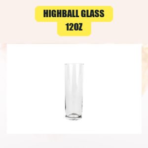 12oz Highball Glass | Bar Glassware Rental for Weddings & Events
