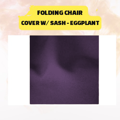 Folding Chair Cover with Sash – Elegant Event Chair Cover (Multiple Colors) - Image 18