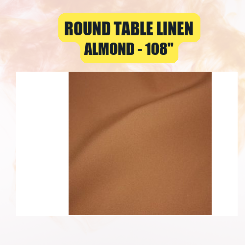 Round Table Linen 108" | Floor-Length Fit for 48" Round Tables | 40+ Color Options