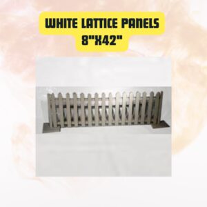 White Wood Picket Fence...