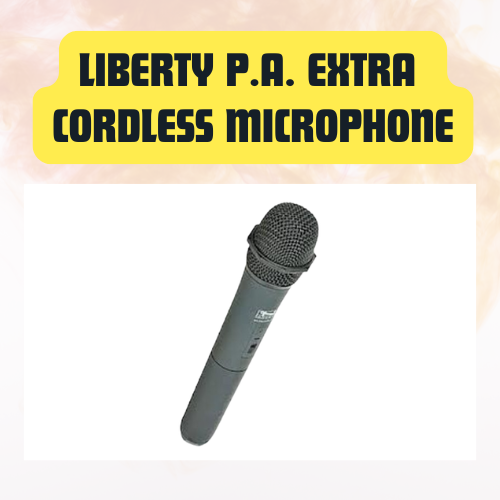 Liberty P.A. Extra Cordless Microphone | Wireless Replacement Mic
