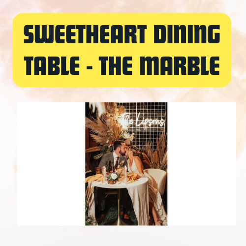 Sweetheart Dining Table Marble | Elegant Modern - Image 2