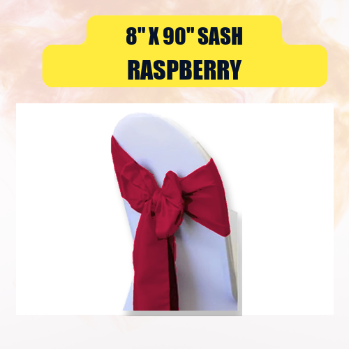 Sash 8" x 90" | Chair Sash Linen for Weddings & Events - Image 38
