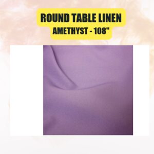 Round Table Linen 108″...