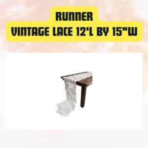 Vintage Lace Table Runner...