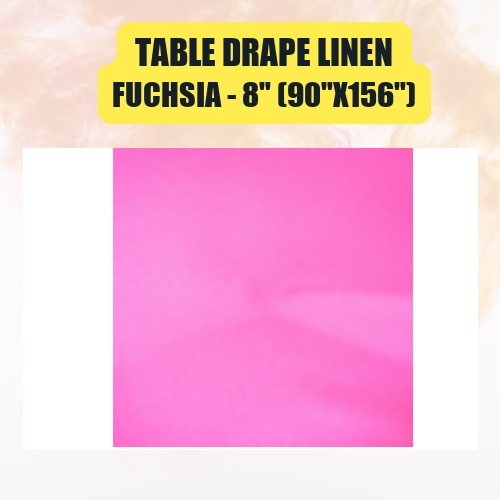 Table Drape Linen, 8" (90"x156") - Image 19