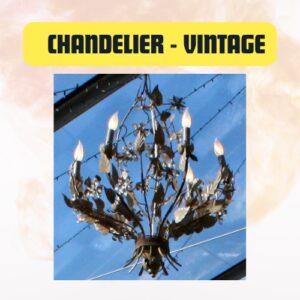 Chandelier Vintage Leaf &...
