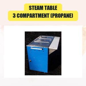 Steam Table, 3 Compartment...