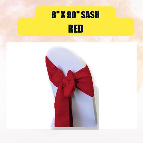 Sash 8" x 90" | Chair Sash Linen for Weddings & Events - Image 39